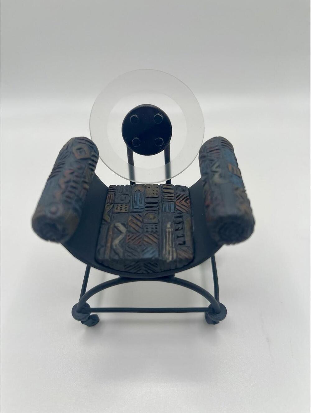 1:12 Scale Miniature Full Circle Chair, Take a Seat Raine, Mid Century Modern